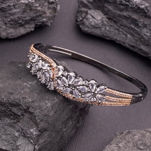 The Trail Of Rose Oxidised Bracelet