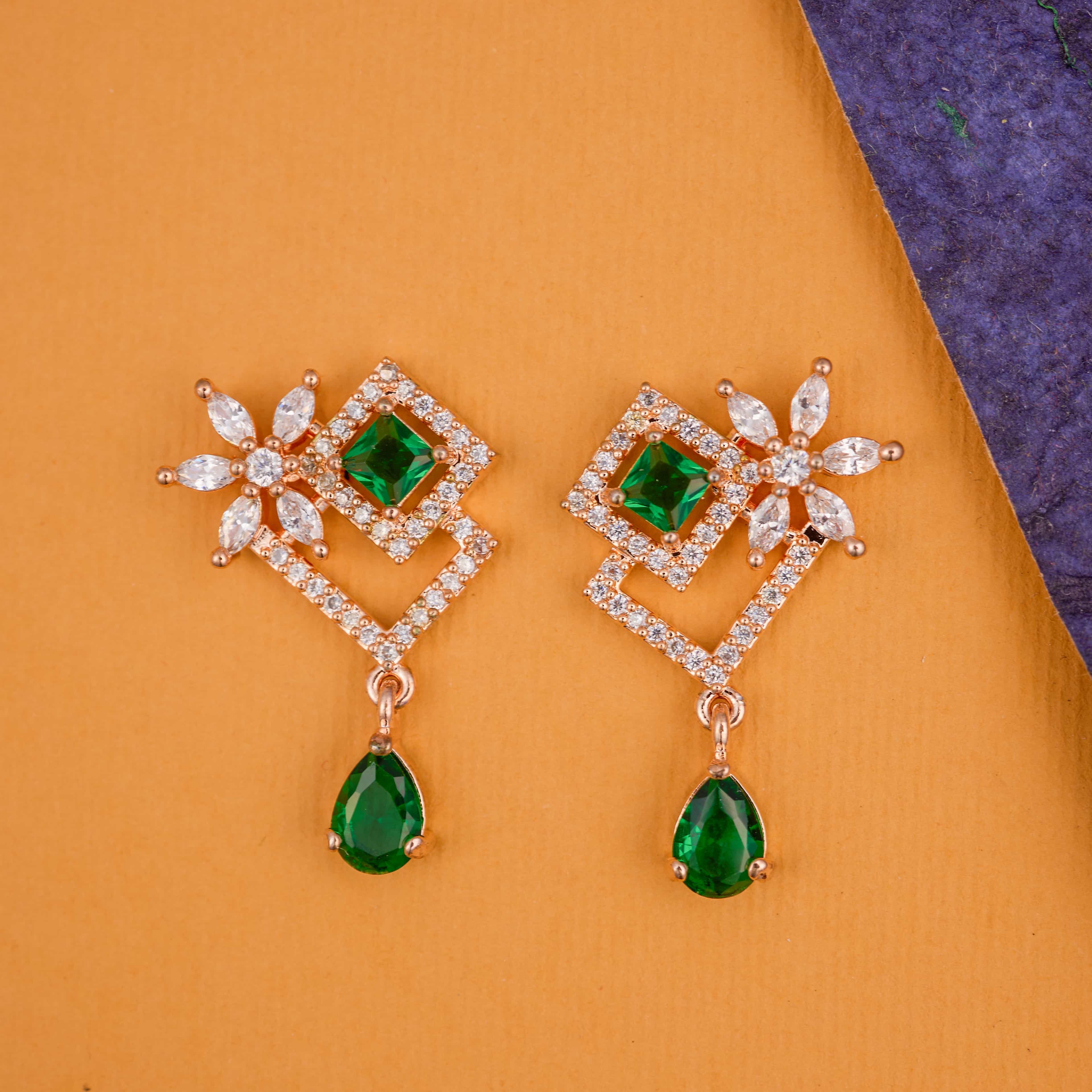 Emerald Twin twinkle Drops