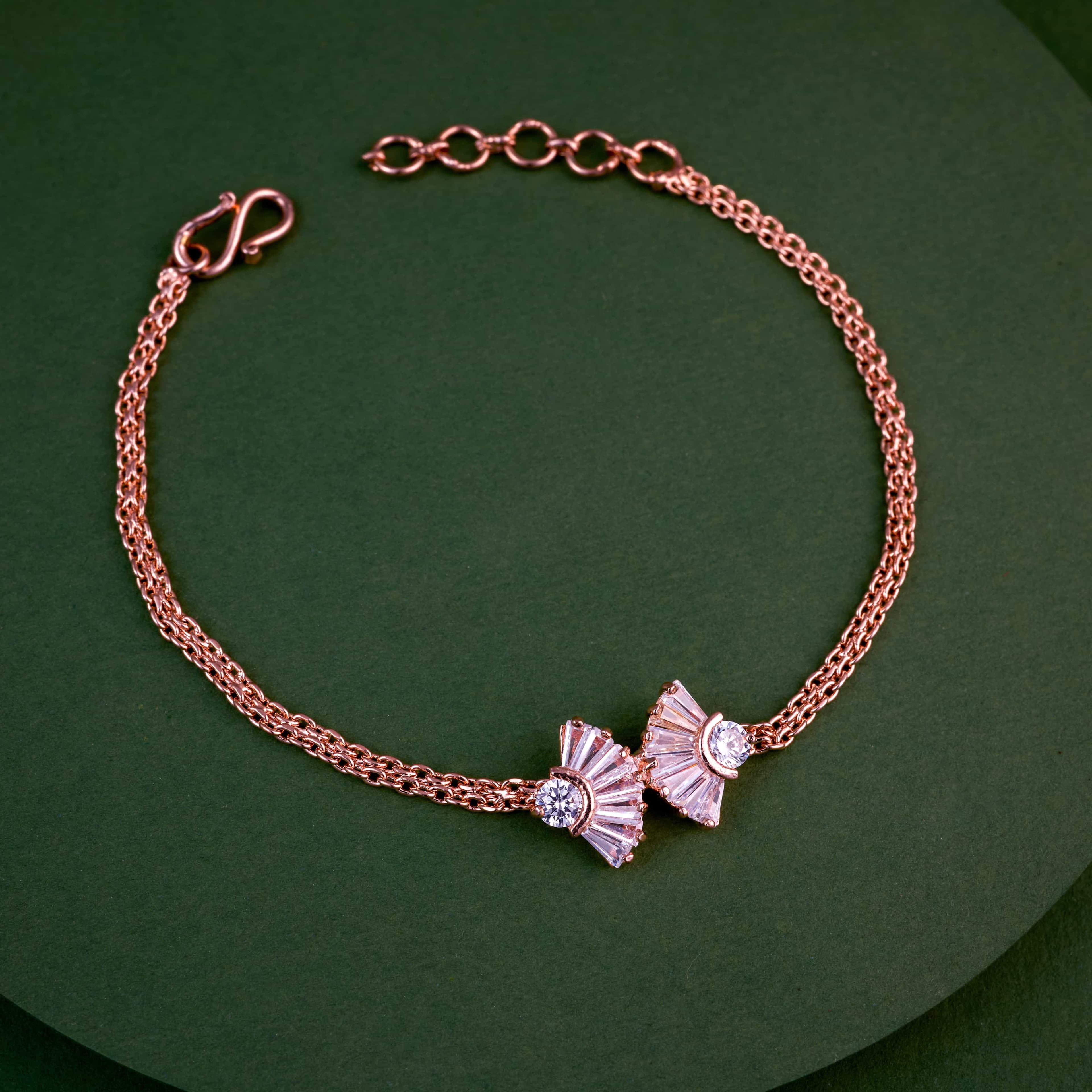 Nimoraa Twin Arc Rosé Bracelet