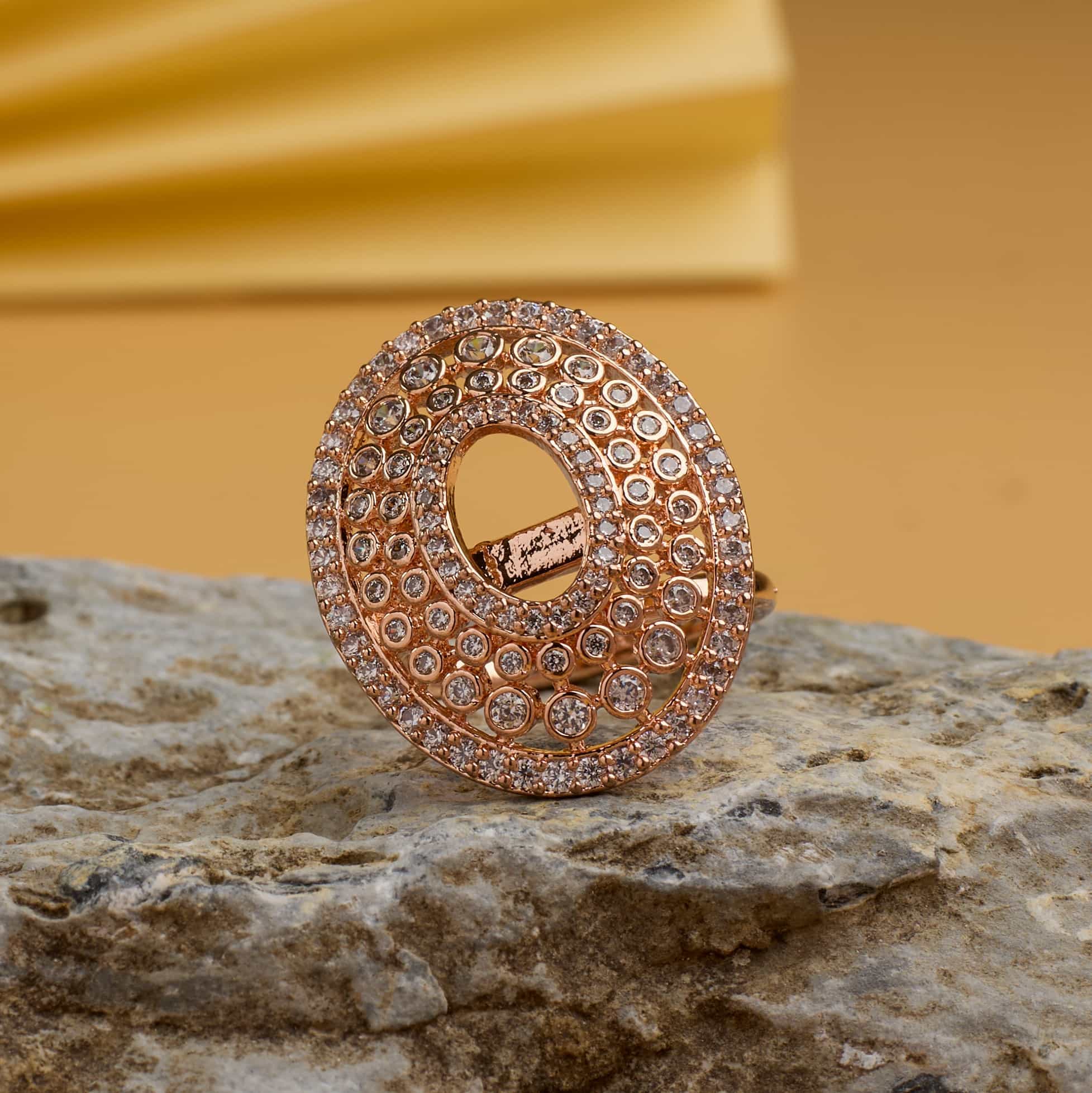 The Rosegold Celestial Orbit Ring