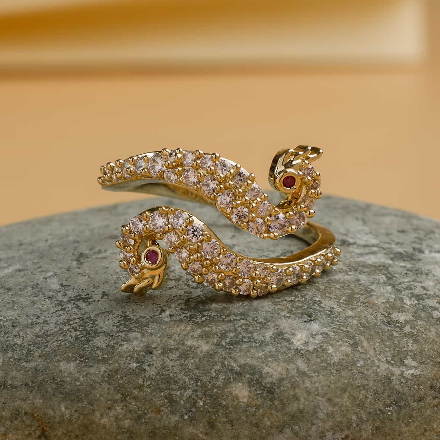 The Gold Serpentine Grace Ring