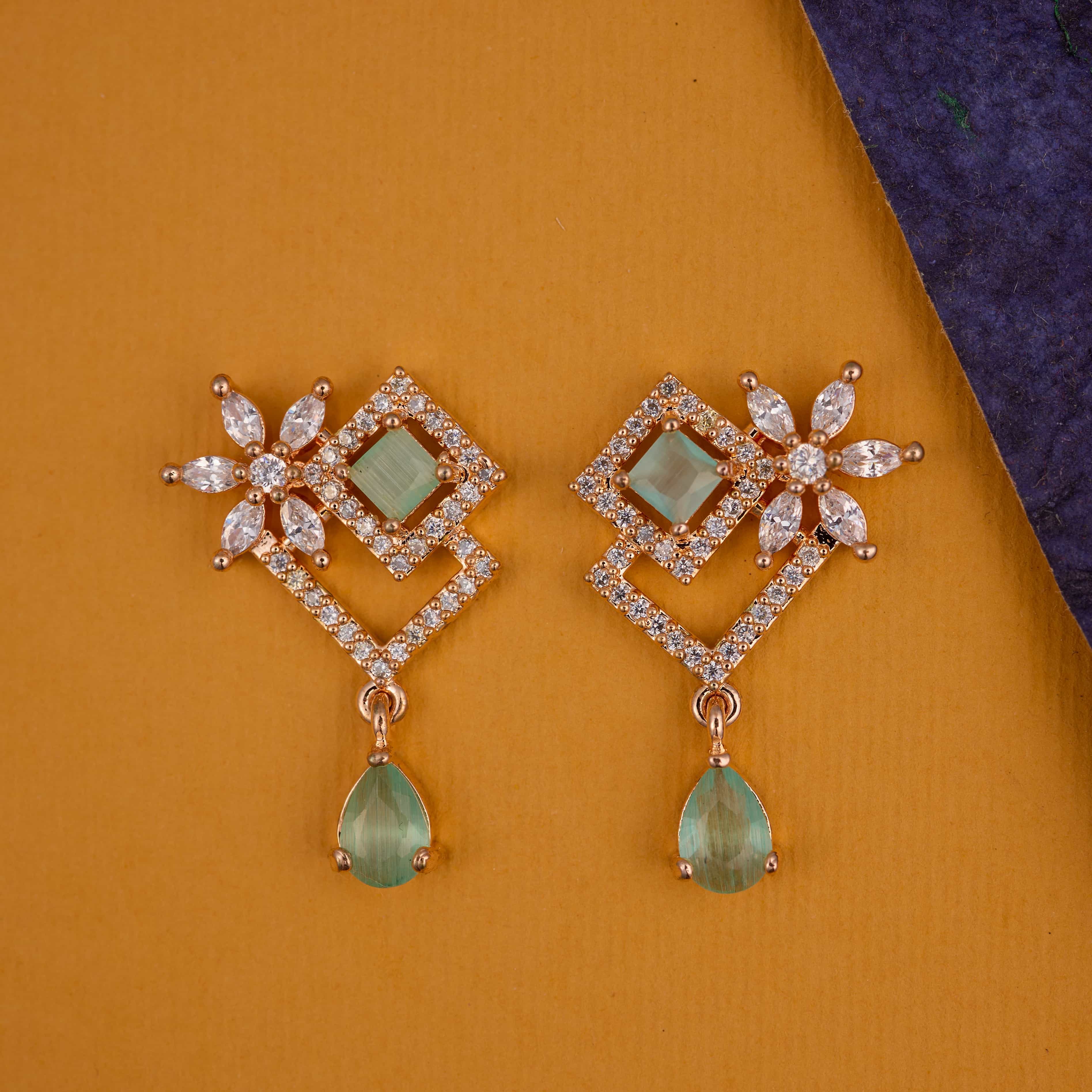 Turquoise Twin twinkle Drops