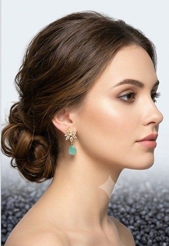 The fierce floral top earrings