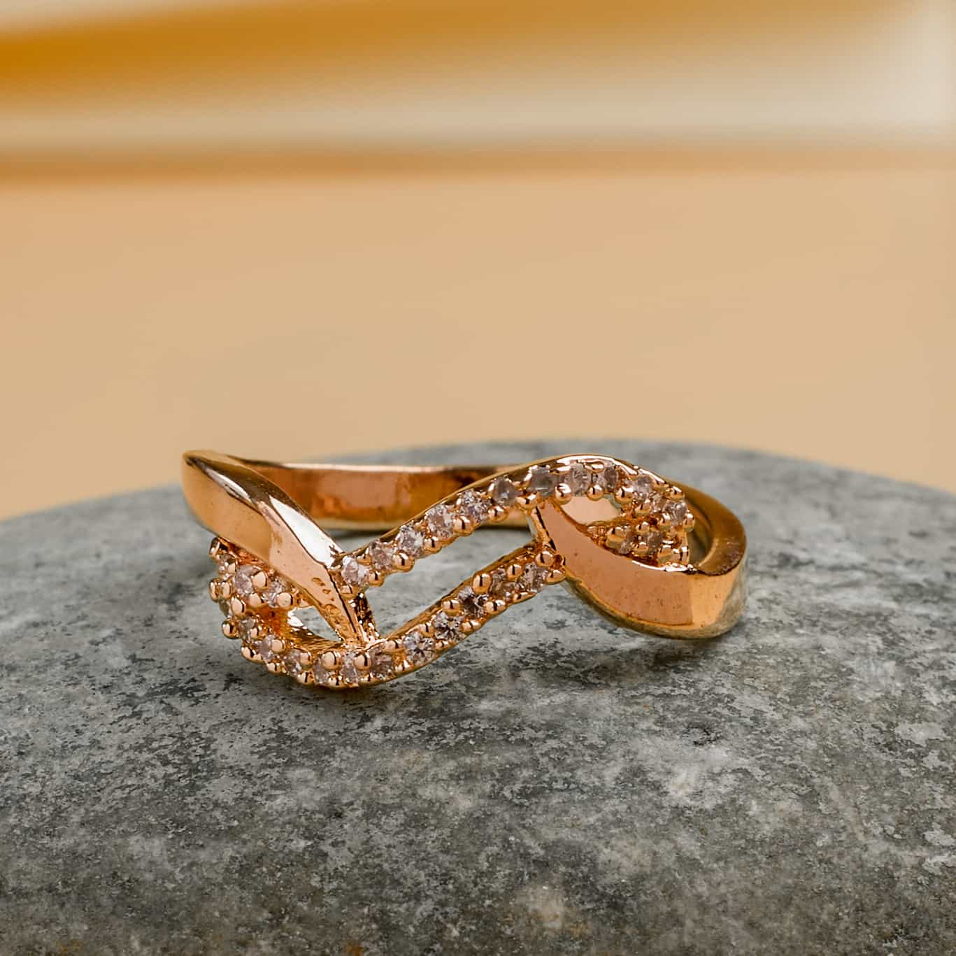 The Rosegold Infinity Grace Ring