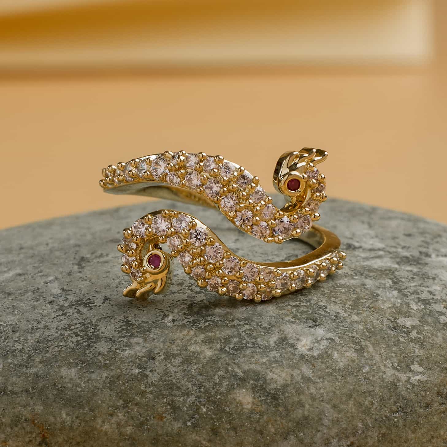 The Gold Serpentine Grace Ring